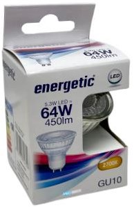 Foco LED energético gu10 4.9-64w 2700k - 2730116