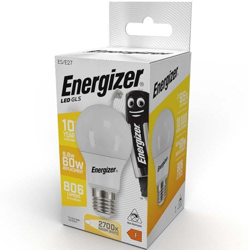 Energizer led gls e27 8.8-60w 2700k opaco - 2603010