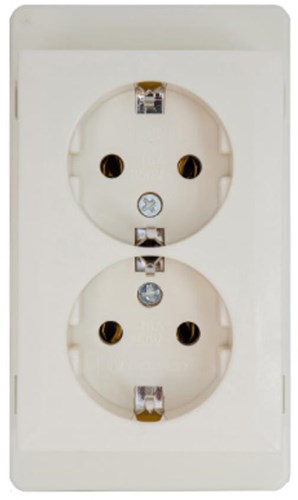 Caja de conexiones para cables incl. 1 crema para baño
