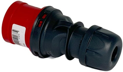 Spina Enzo cee 4p 32a 400v rossa 6315162