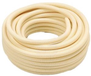 Enzo flexibele pijp 5 8 16mm creme 10 meter 4031040