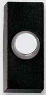 Pulsante campanello Enzo Friedland punto luminoso nero Friedland 8419910