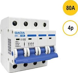 Interruttore principale Enzo Gacia 80a 4p Gacia - 4517777