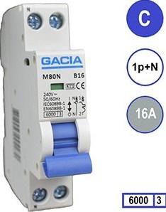 Instalacion autómata enzo gacia 16a. c carrito 2p gacia - 4517811