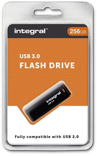 Chiavetta USB integrale Enzo 256GB nera 3.0 - 9500215