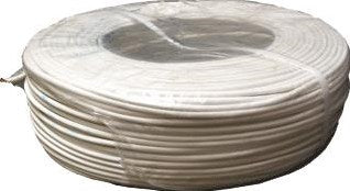 Enzo kabel ovaal plat 2x0,75 qmm kleur wit - 1227000