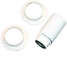 Portalámparas Enzo e14 con 2x anillos blanco 6042255