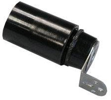 Portalampada Enzo e14 con staffa nero 6042360