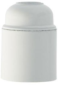 Portalampada Enzo e27 bianco liscio 6042720