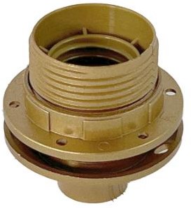 Portalampada Enzo e27 collare oro m + ghiera 6043004