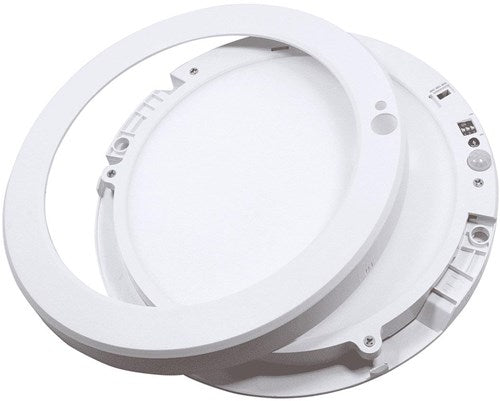 Foco empotrable con panel LED Enzo | blanco | 10-18 semanas | 3000k | regulable + sensor de infrarrojos | ajustable 10-15-18w | diámetro 220 mm - led2580