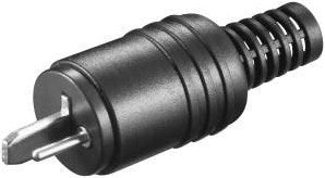 Conector de altavoz Enzo con tornillo negro 7094755