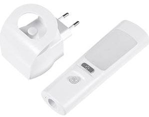 Lampada notturna a LED Enzo Mueller con interruttore crepuscolare e sensore 2w - 5652150