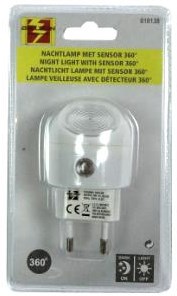 Luz nocturna Enzo con sensor LD 360 grados. LED giratorio 5651152