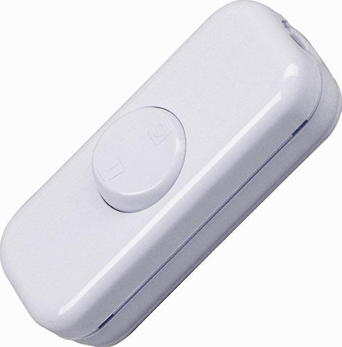 Interruptor de cable enzo blanco con ra 10a 7401020