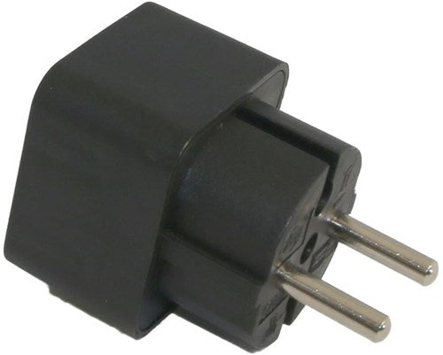Spina adattatore euro bidirezionale Enzo nera 230v 6175890