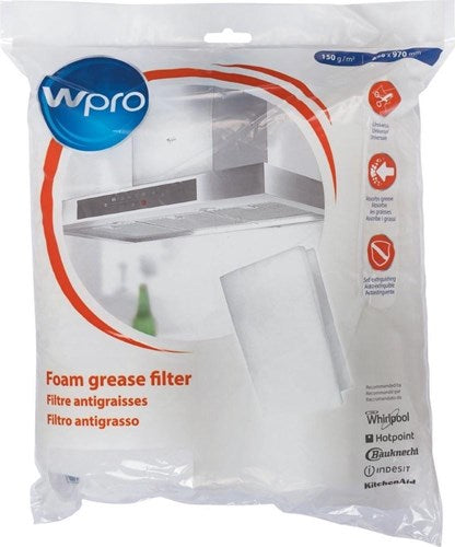Filtro campana extractora enzo wpro 47x97cm 150g m2 8203000