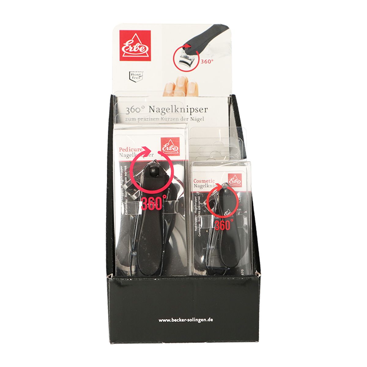 ERBE SOLINGEN ERBE SOLINGEN NAGELKNIPPER 360 7,5 cm (ERBE92670)