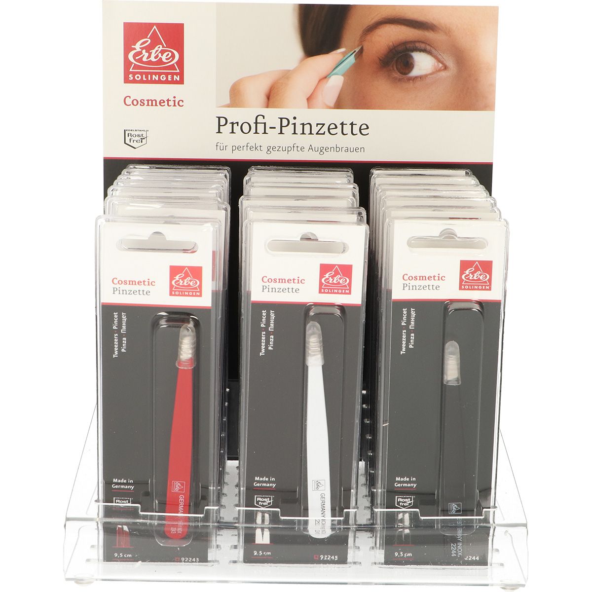 Erbe Solingen Erbe Solingen Draw Pincet Display (erbe92391c)
