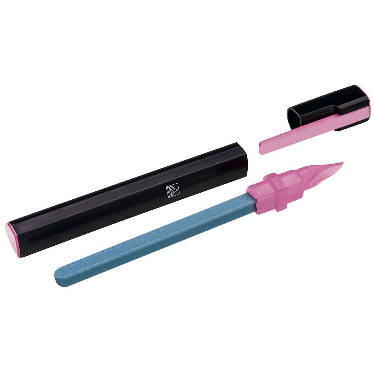 Lima de uñas de cerámica Erbe solingen 4 en 1 rosa pastel (erbe91957)