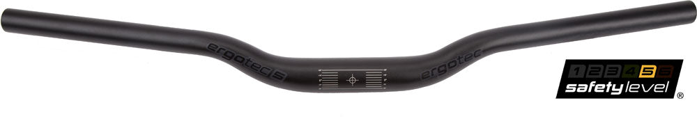 Ergotec Dirección ERGO XL 31.8 680 mm Matt Black