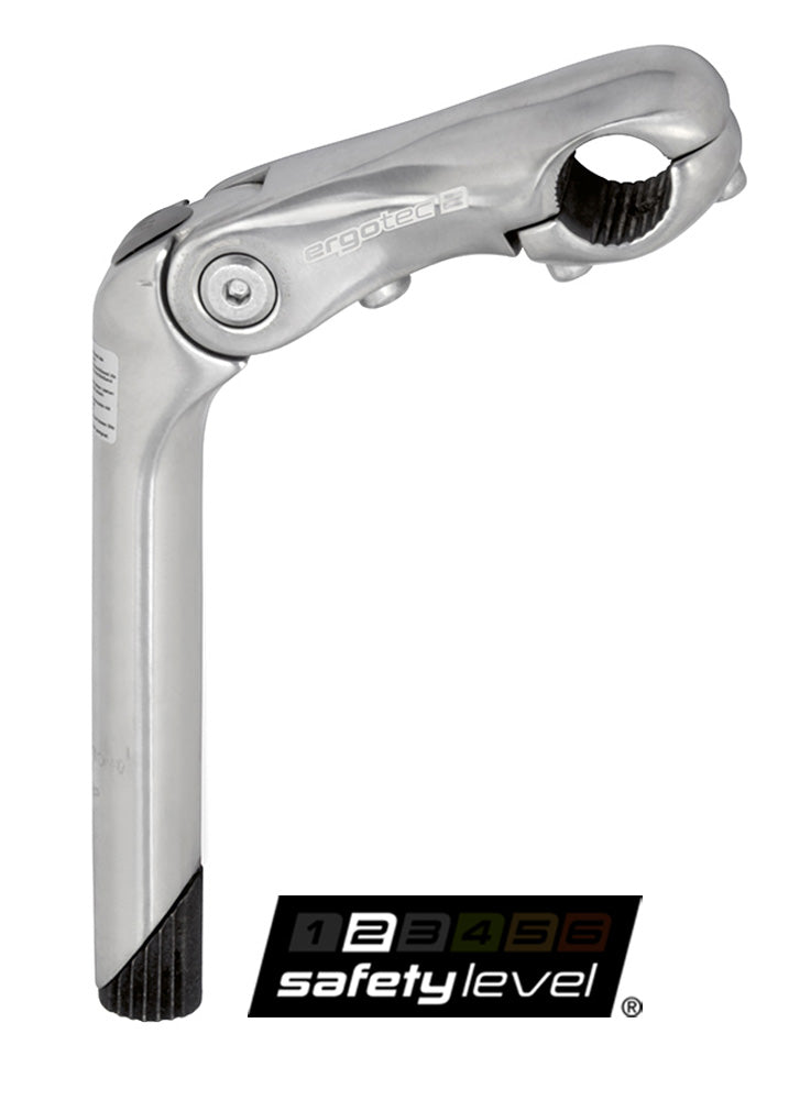 Ergotec Voice Cobra 25.4mm 110 180mm Silver Au