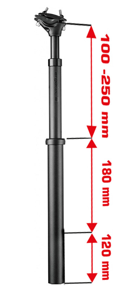 Elvedes SPSP.SEATPOST ERGOTEC SP-10.0 34.9 mm