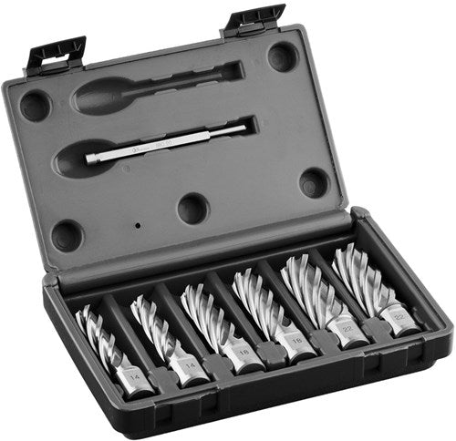 Euroboor hcl.kit | hss | Juego de brocas huecas de 6 piezas | 55mm - kit hcl