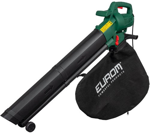 Limpiador de jardines Eurom 3001 | soplador de hojas | 3000w | 4 en 1 - 243055