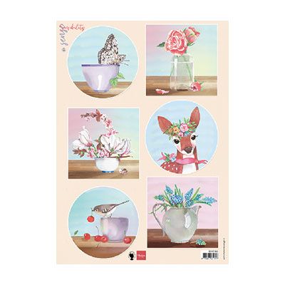 Diseño Marianne • hoja cortada ciervo sensibilidad
