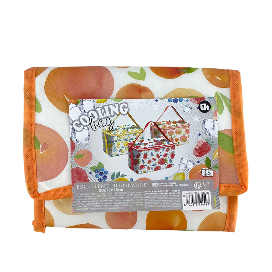 Excelente bolsa isotérmica melocotón 4l