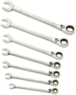 Set di chiavi combinate a cricchetto Expert by Facom | 7 pezzi | e111107 - e111107