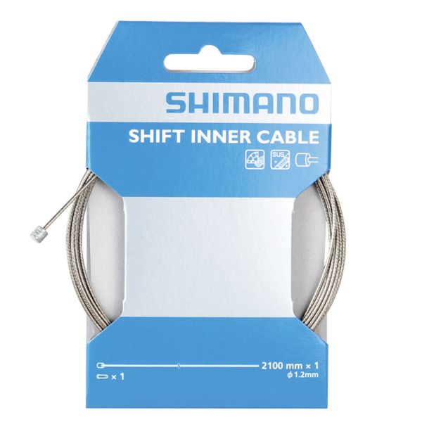 Accelerazione Cavo interno Shimano Ø1.2 x 2100mm (10 pezzi)