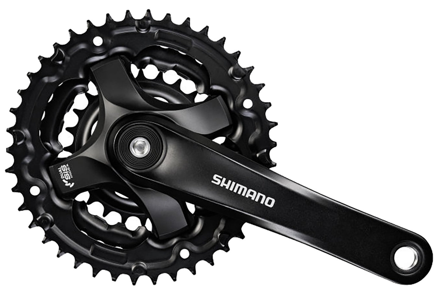 Shimano Cranket FC-TY501 Altus 42x34x24t 170 mm 6-8 Velocidad Negro
