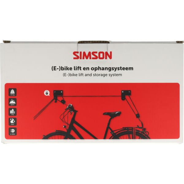 Sistema di sollevamento e sospensione Simson (e)-bike