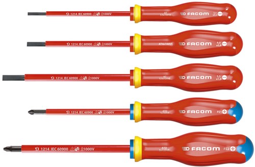 Set cacciaviti Facom da 5 pezzi