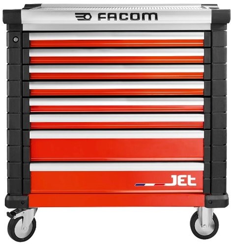 Carrello portautensili Facom jet+ 8 cassetti m4 rosso