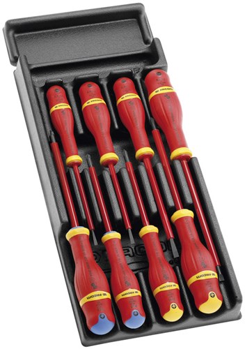 Facom modulo da 8 avvitatori protwist® isolati - 1000 volt - mod.at1ve