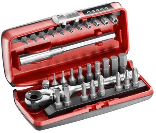 Facom set 1 4'' con cricchetto con flessione 180°. testa, 31 pezzi