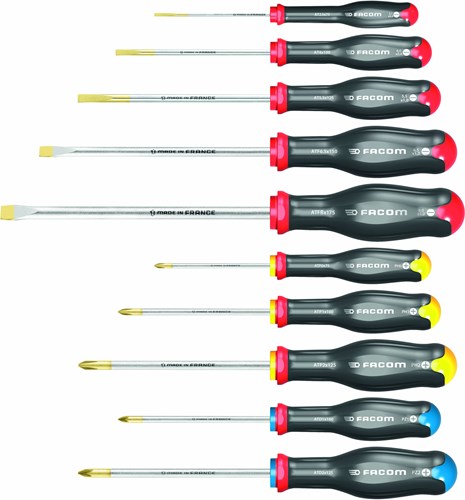Set cacciaviti Facom Protwist 10 pezzi