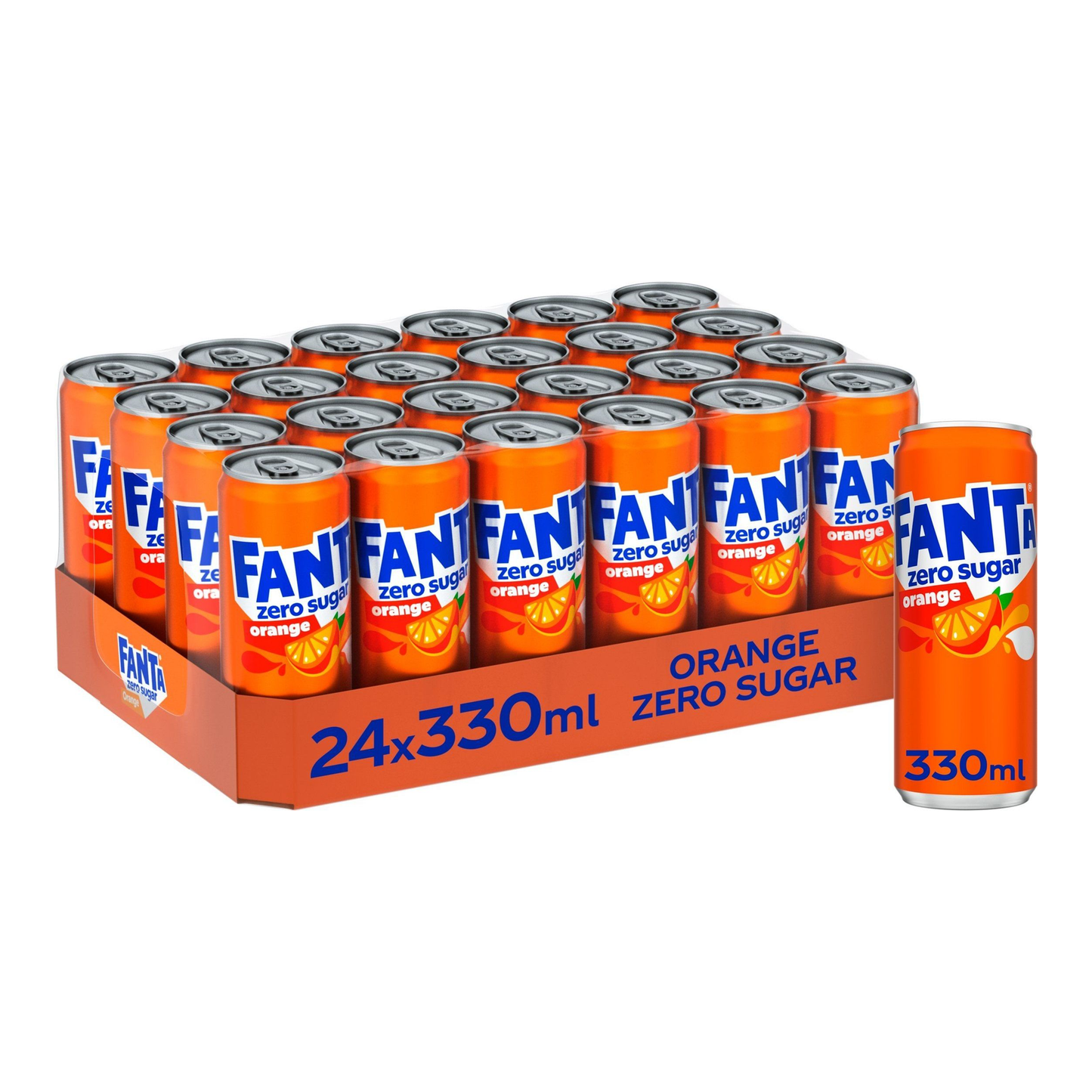 Fanta zero naranja lata (24x 33cl)