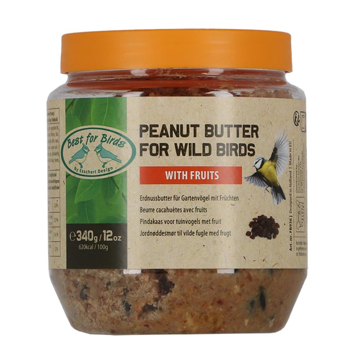 Esschert design bird peanut butter with fruit