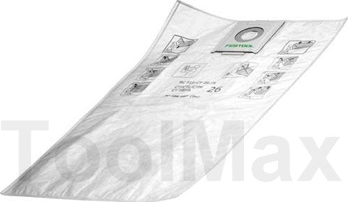 Bolsa de filtro autolimpiante Festool sc fis-ct 26 5