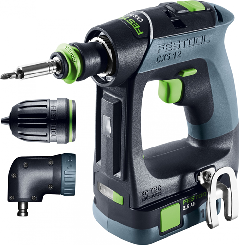 Festool cordless drill cxs 12 2.5 set