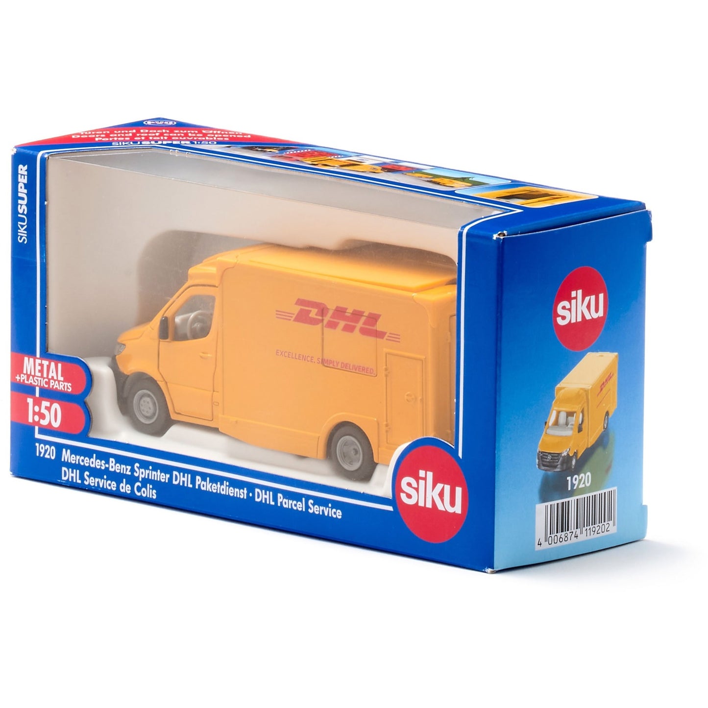 Siku Super Mercedes-Benz Sprinter DHL Courier Service