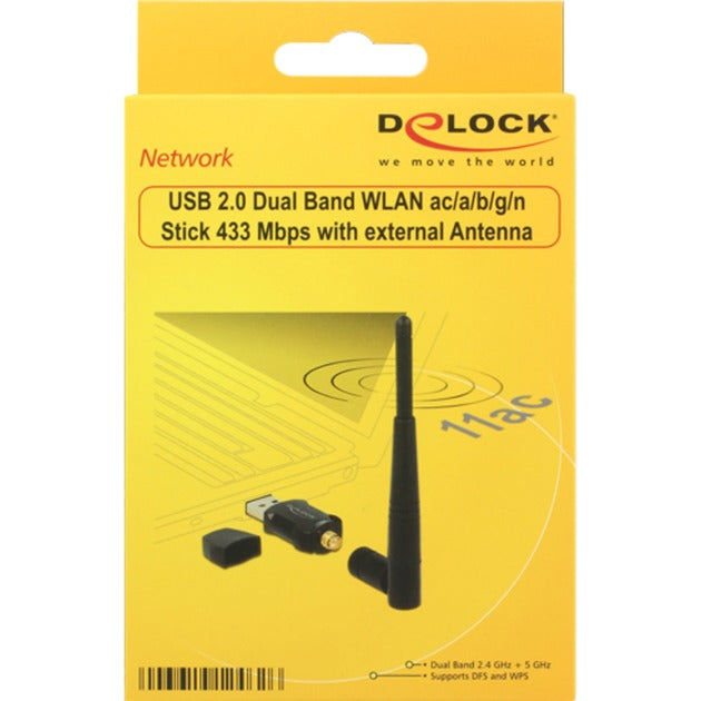 DELOCK USB 2.0 Dual Band WLAN Stick