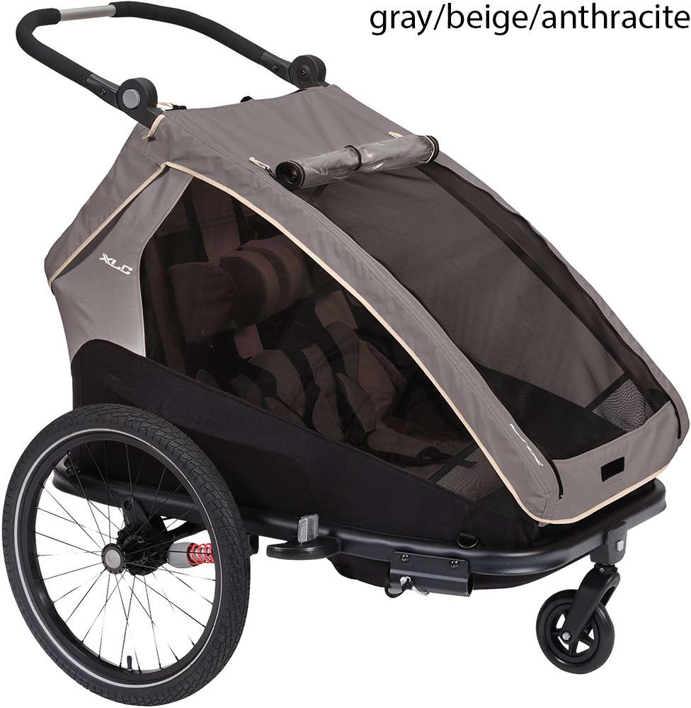 Rimorchio per bambini a due posti XLC S BS-C10 Duo