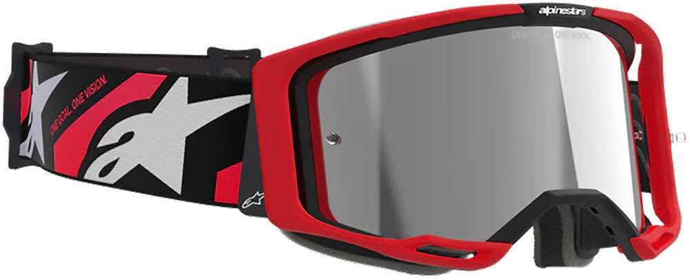 Alpinestars vision 8 luar (mirror silver) - maschera da mtb