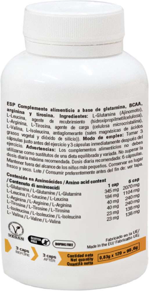 226ers 6.4 amino+ 120 cápsulas