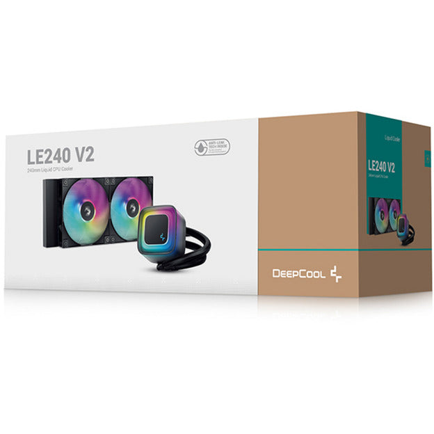 Deepcool le240 v2 raffreddamento ad acqua (nero)